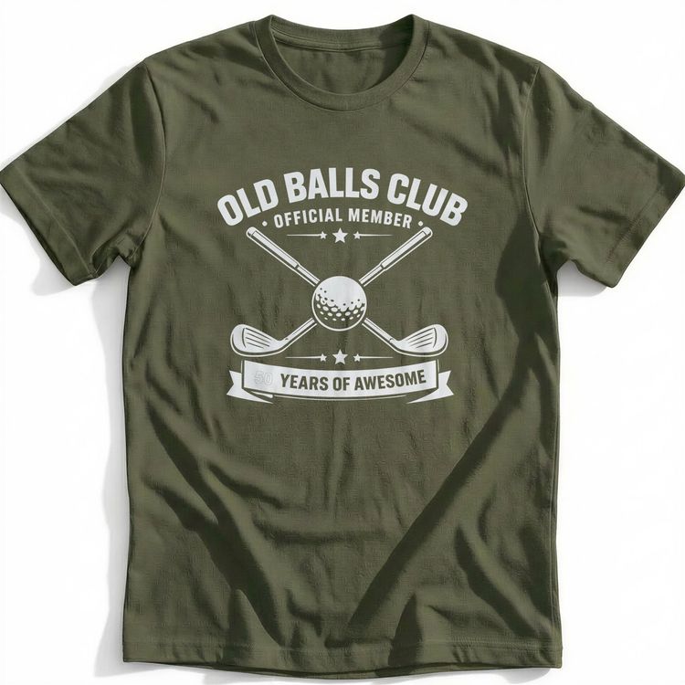 OLD BALLS CLUB 50 030 T Shirt 5