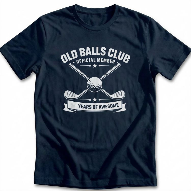 OLD BALLS CLUB 50 030 T Shirt 3