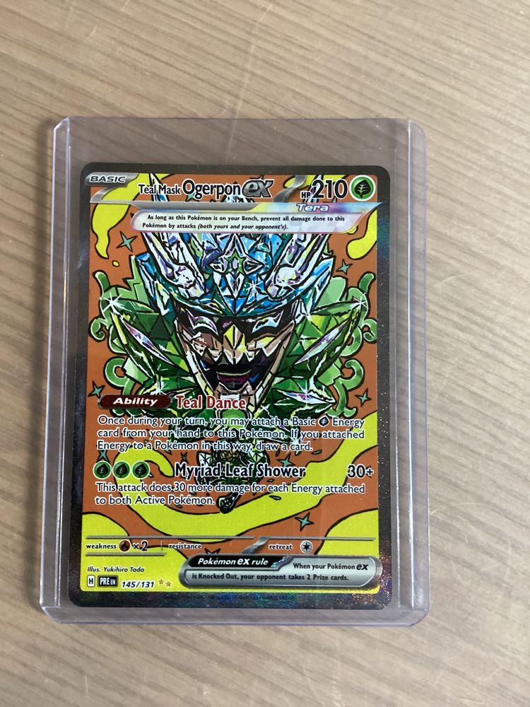 Teal Mask Ogerpon Gx Trading Card