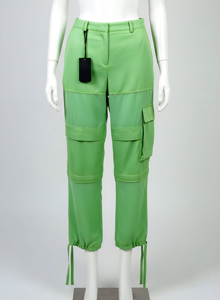 Pinko Green Cargo Pants image 2