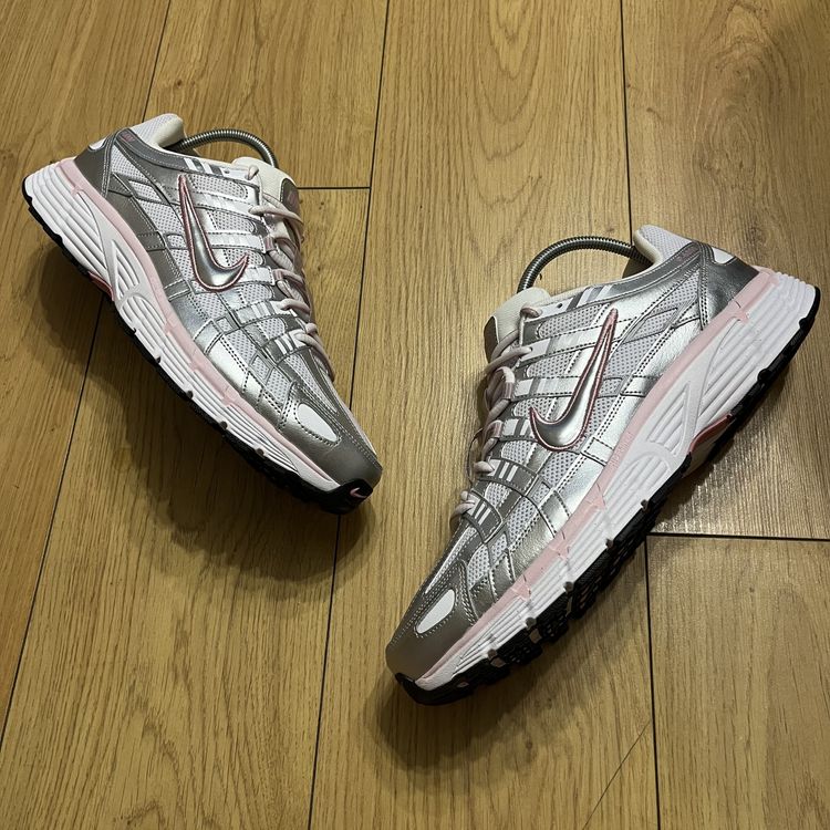 BNWB Nike P-6000 Runner Gym Trainers Shoes ‘Pink Foam’, White Silver