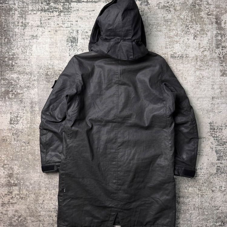 Stone Island Shadow Project Rubberised Linen Parker (M) imagen 2