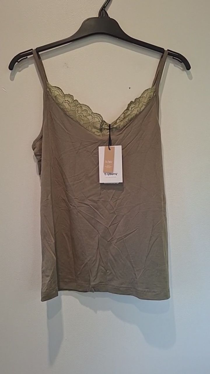 B.young NWT xs Khaki Green Cami Top image 1