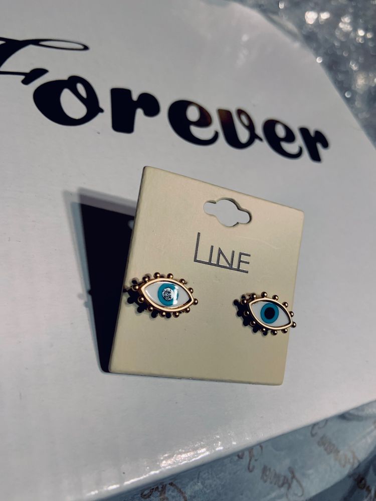 Other Blue Eye-Shaped Stud Earrings product image