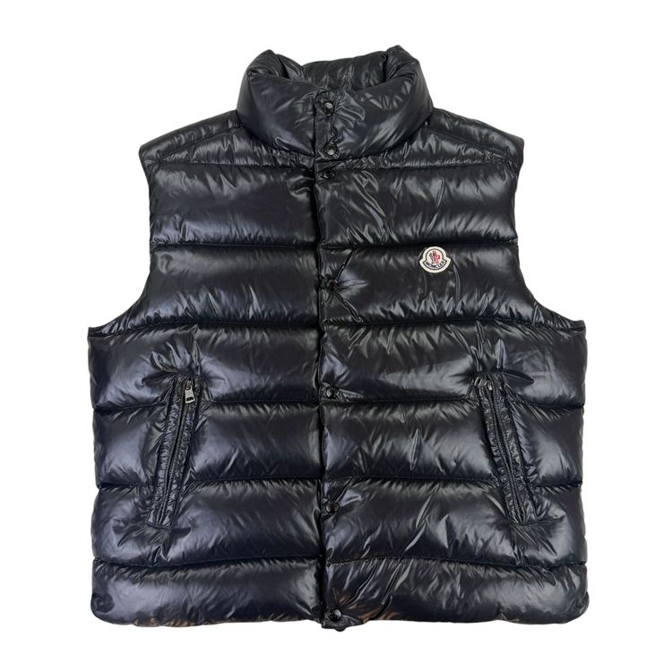 Moncler Men’s Black Tibb Gilet - Size 6 image 1