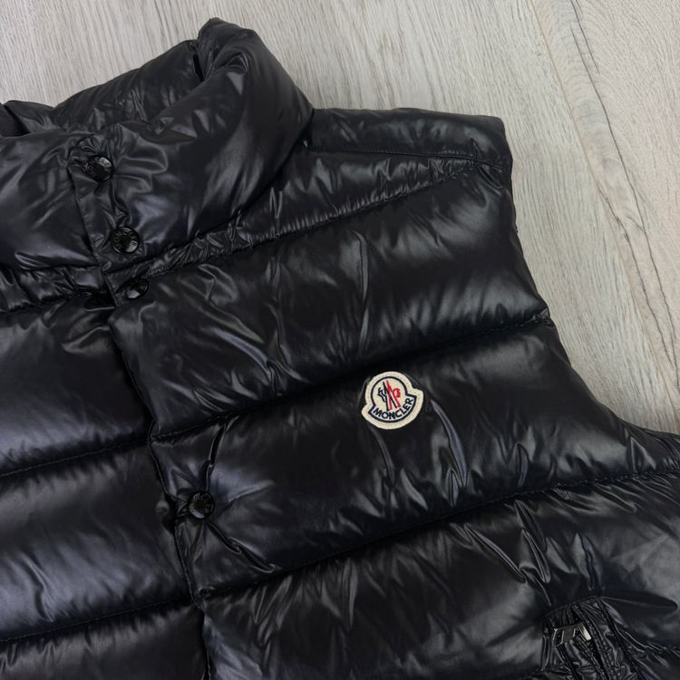 Moncler Men’s Black Tibb Gilet - Size 6 image 4