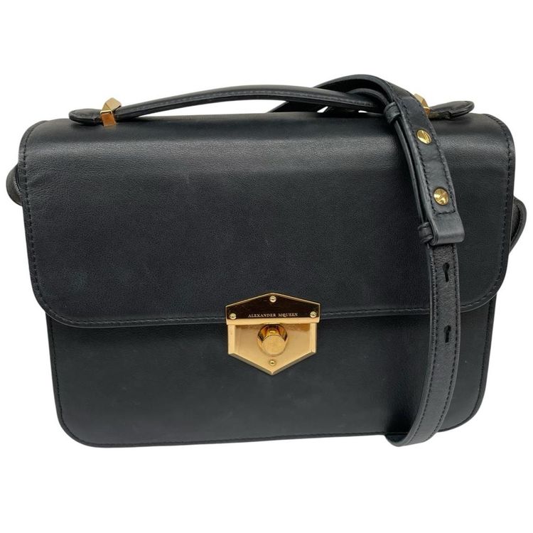 Pre-Loved Alexander McQueen Leather Wicca Shoulder Bag obraz 1