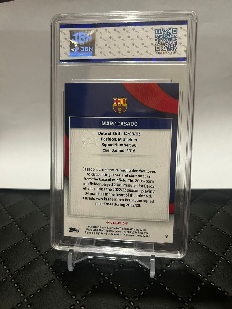 2024 Topps Marc Casadó SLAB JBH  2