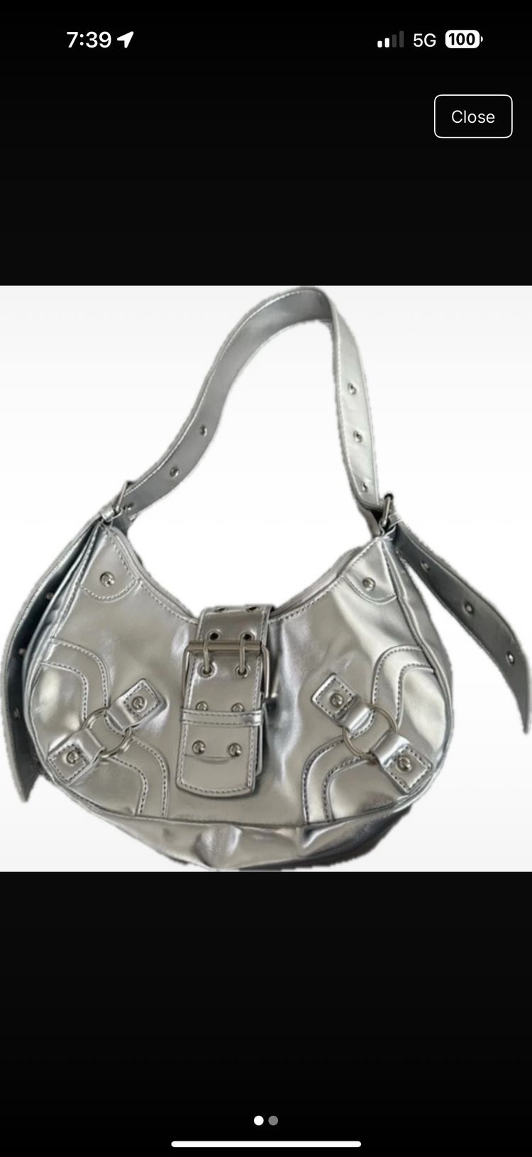 SHEIN Silver Handbag product image