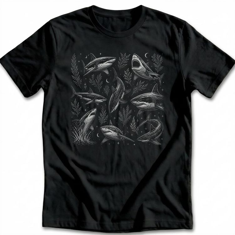 Shark Fine Etching T-Shirt AU
