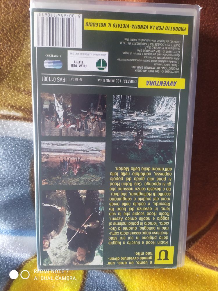 Robin Hood Vhs Tape image 3