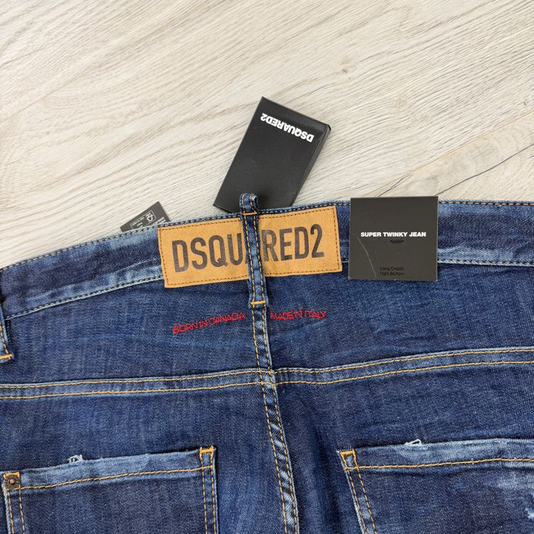 Dsquared2 Men’s Blue Distressed Jeans - 44 (Uk 28) image 6