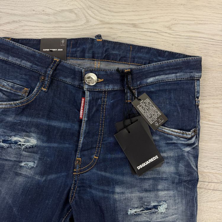 Dsquared2 Men’s Blue Distressed Jeans - 44 (Uk 28) image 9