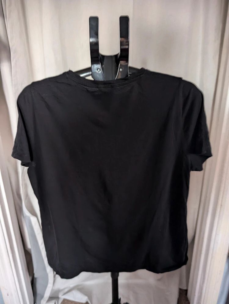 New Look Black Animal Print Leopard Zebra Graphic Slogan T-Shirt Tee image 5