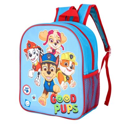 Paw Patrol Good Pups Style Backpack Kids Premium Standard Rucksack with Zip & Adjustable Straps