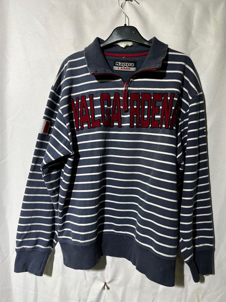 Kappa Striped Pullover Sweatshirt