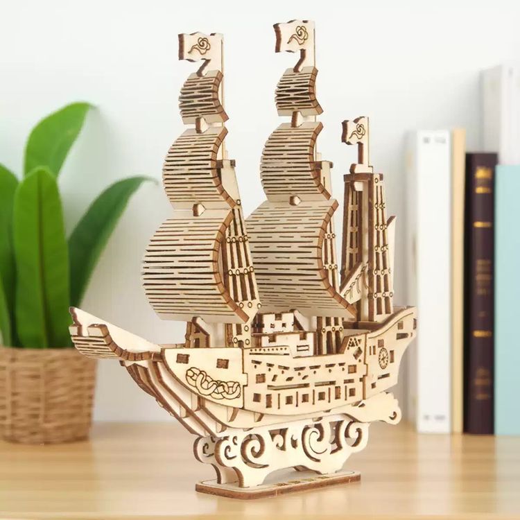 Wooden Ship Model image 2