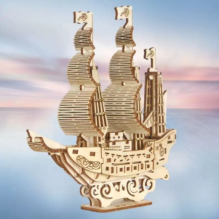 Wooden Ship Model image 3