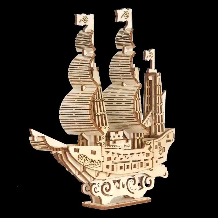 Wooden Ship Model image 1
