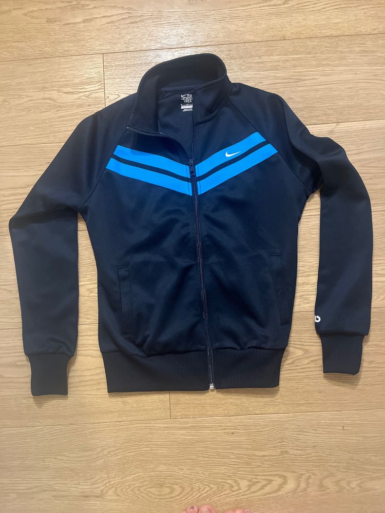 Nike Black And Blue Zip-Up Jacket image 1