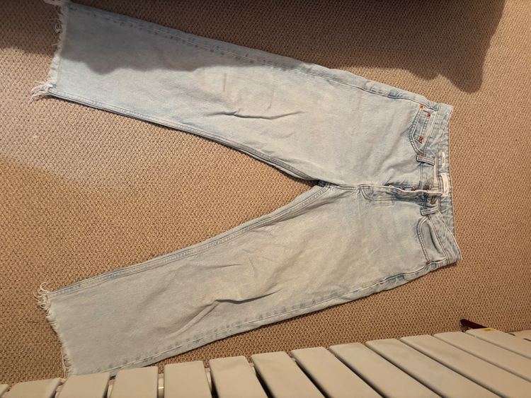 Mango Light Blue Denim Jeans image 2