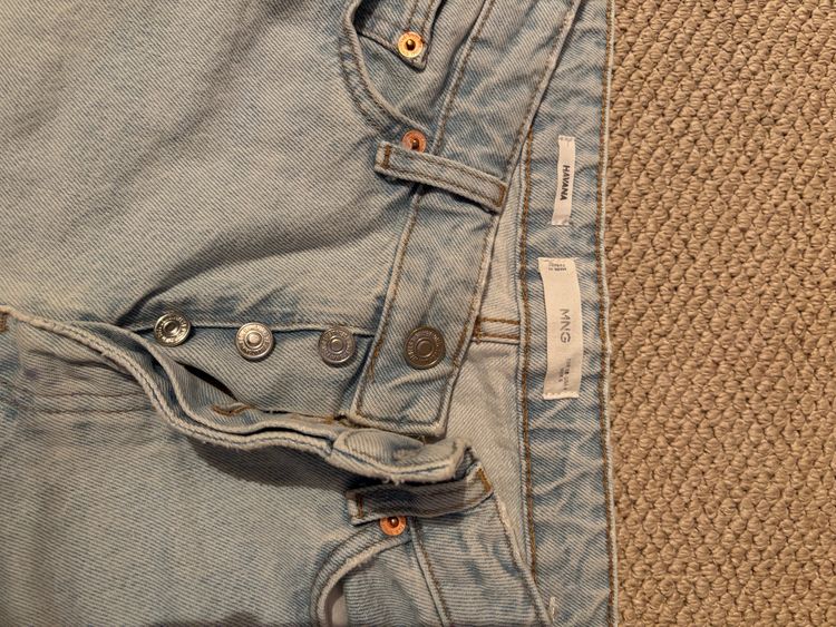 Mango Light Blue Denim Jeans image 3