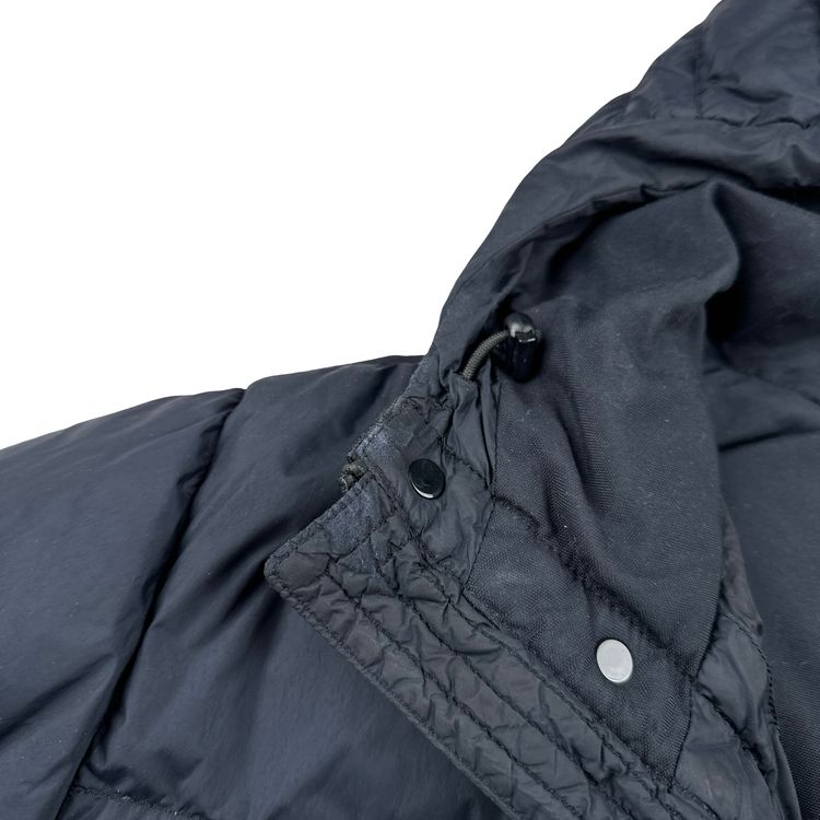 Stone Island 2013 Navy Long Crinkle Down Puffer Jacket - Large image 3