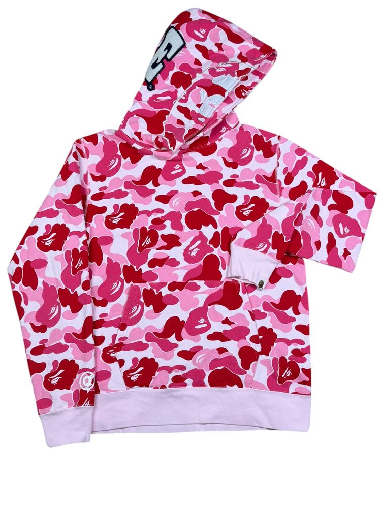 BAPE A Bathing Ape (BAPE) ABC Camo Shark Hoodie in Pink product image