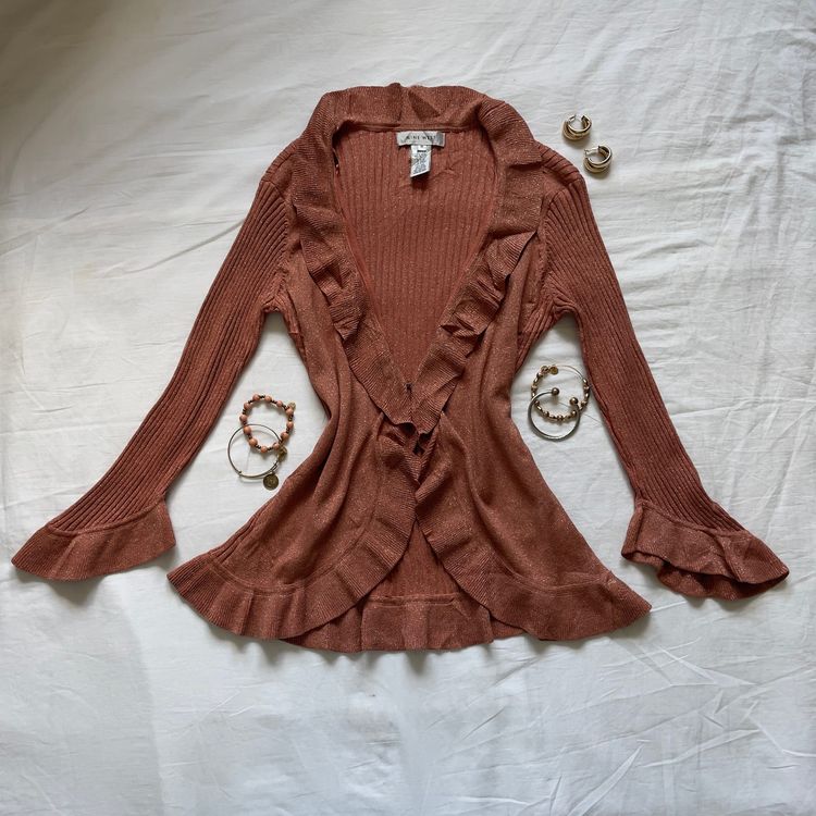 Immagine di Y2k Sparkly Fairy Ruffled Cardigan  1