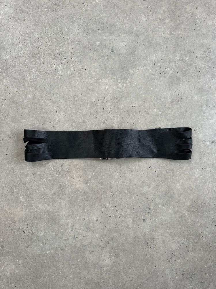 Versace Versus 1990s Leather Chunky Belt 4