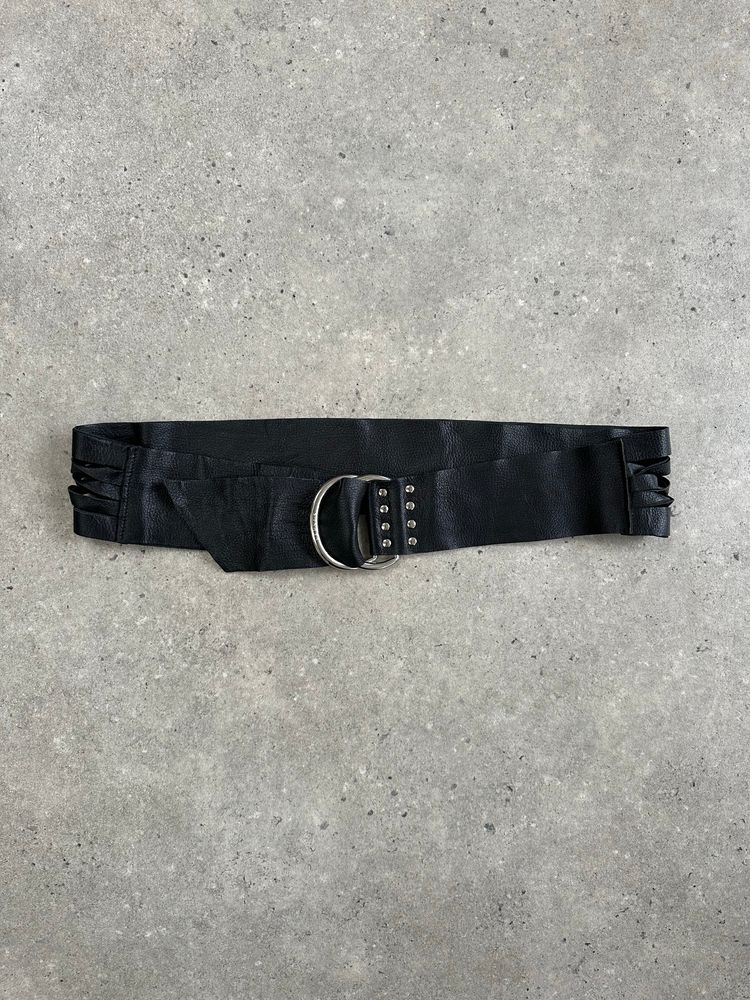 Versace Versus 1990s Leather Chunky Belt 7