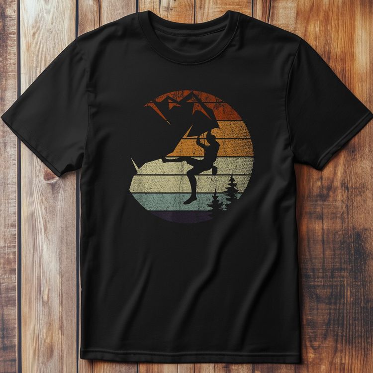 Retro Bouldering T-Shirt - Saddle Up image 1