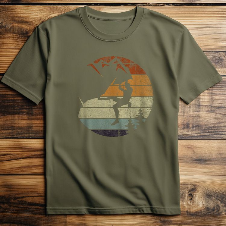 Retro Bouldering T-Shirt - Saddle Up image 3
