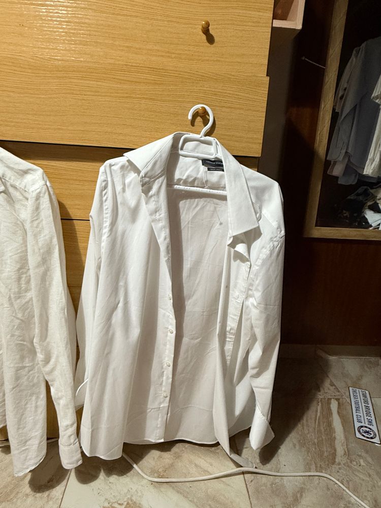 White Button-Up Shirt