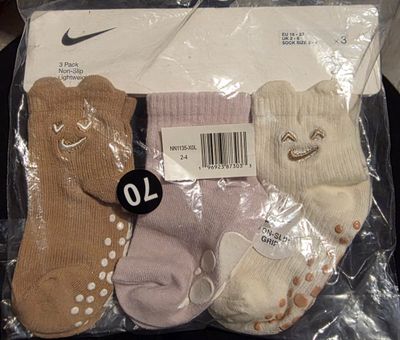 Nike 3 Pack Non-Slip Lightweight Socks