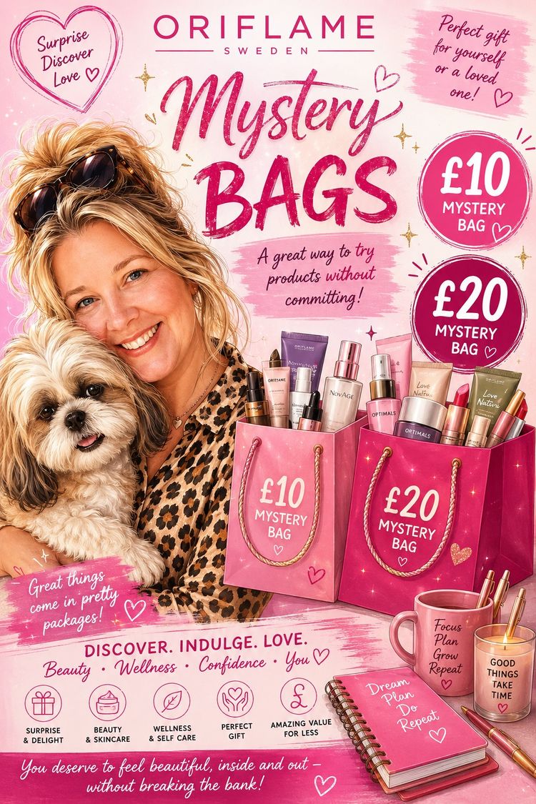 £10 Oriflame Mystery Bags