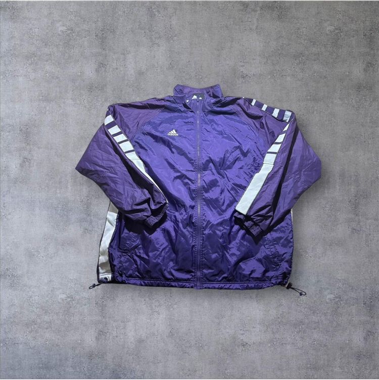 Adidas Purple Windbreaker Jacket image 1