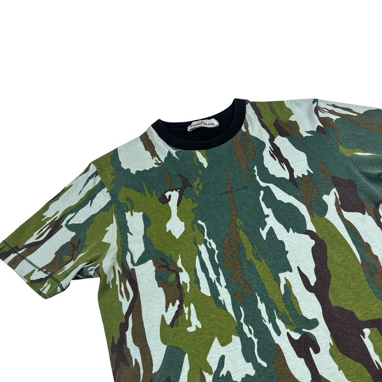 Stone Island 2015 Flowing Camo T Shirt - Medium image 4