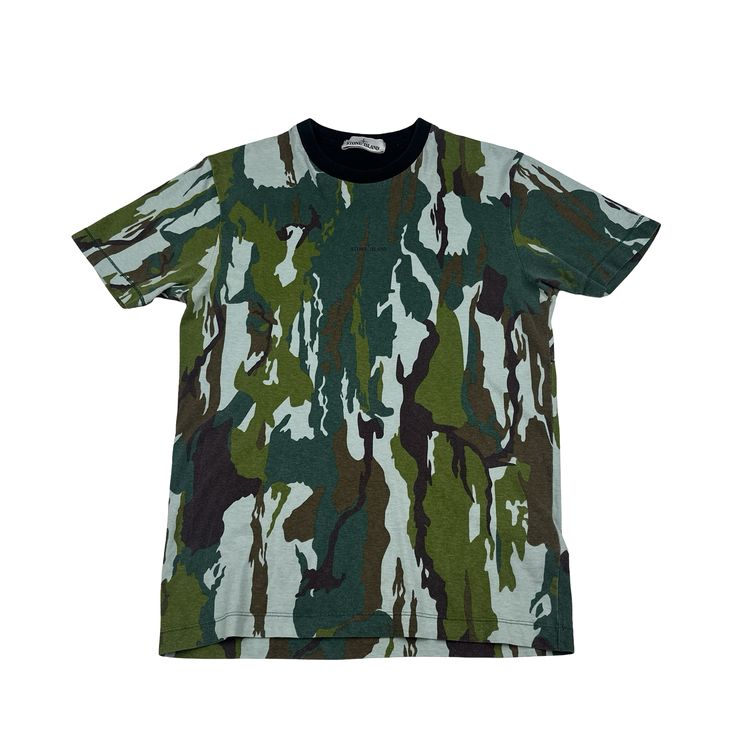 Stone Island 2015 Flowing Camo T Shirt - Medium image 2