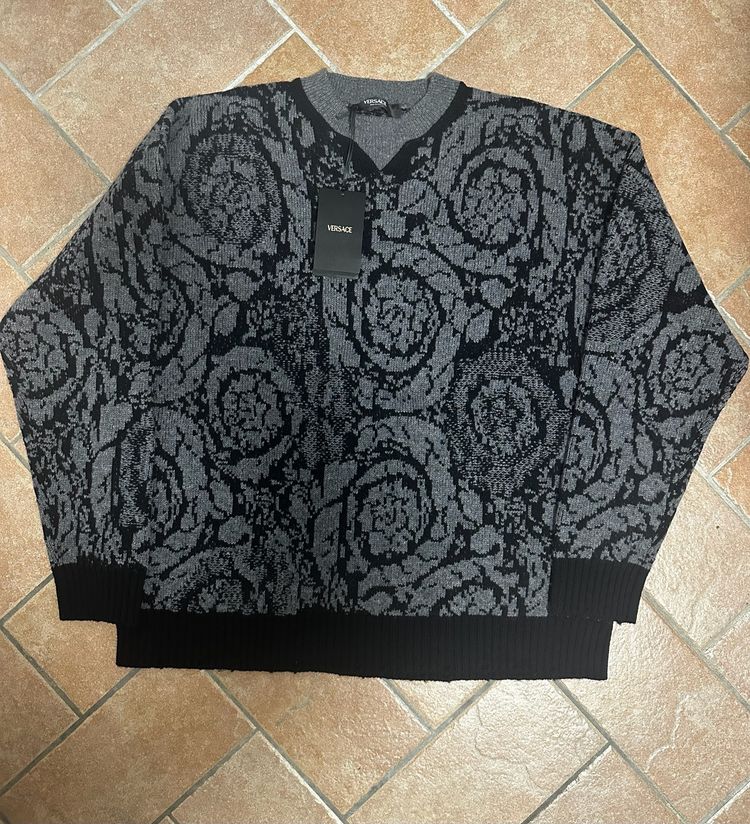Versace Barocco Knit Sweater