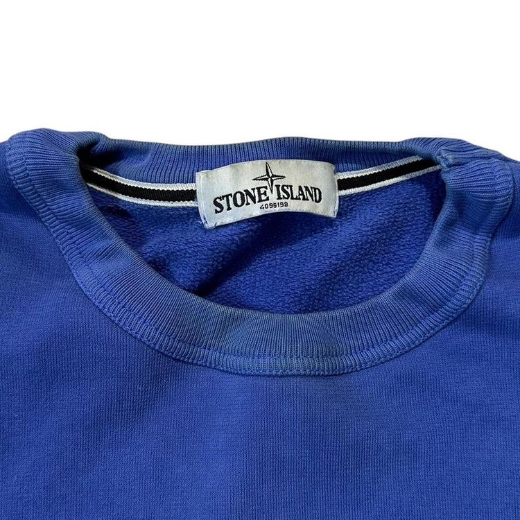 Stone Island Blue Pullover Crewneck image 5