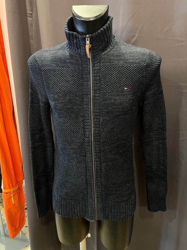 Tommy Hilfiger maglione con zip intera S uomo image 1