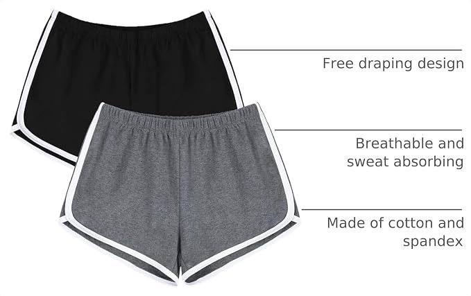 Immagine di Women'S Casual Athletic Shorts 2-Pack 4
