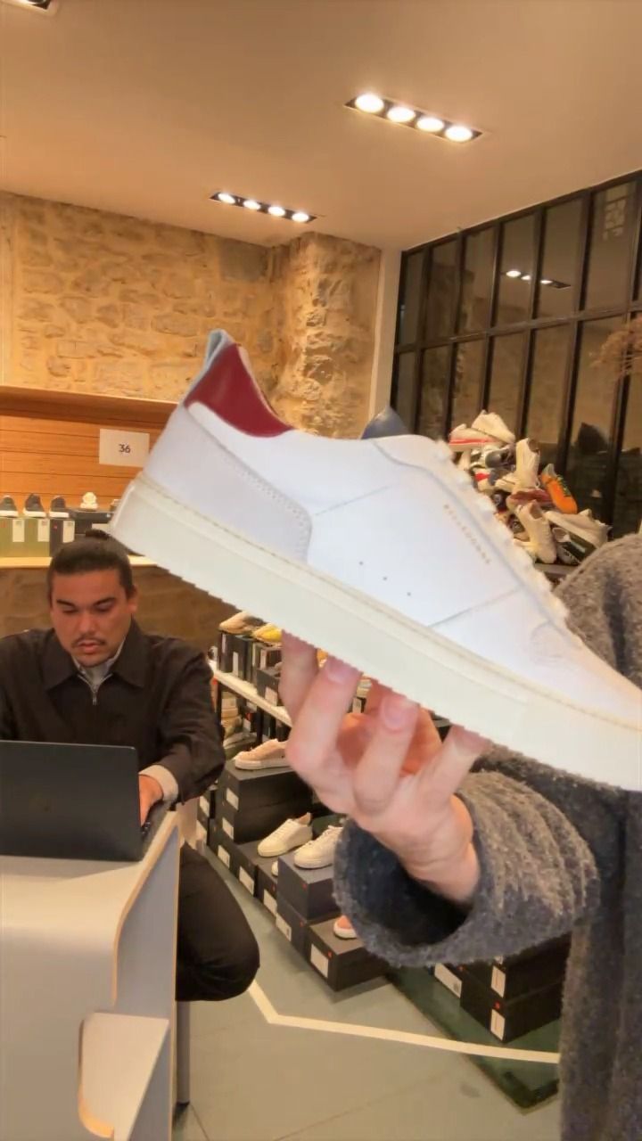 Other B0 White Navy Red shoes product image