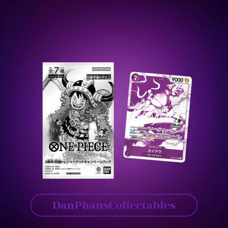 Immagine di One Piece 4th Anniversary Promo Pack 7