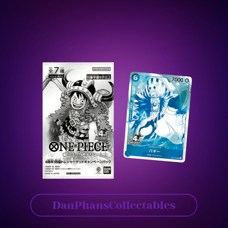 Immagine di One Piece 4th Anniversary Promo Pack 5