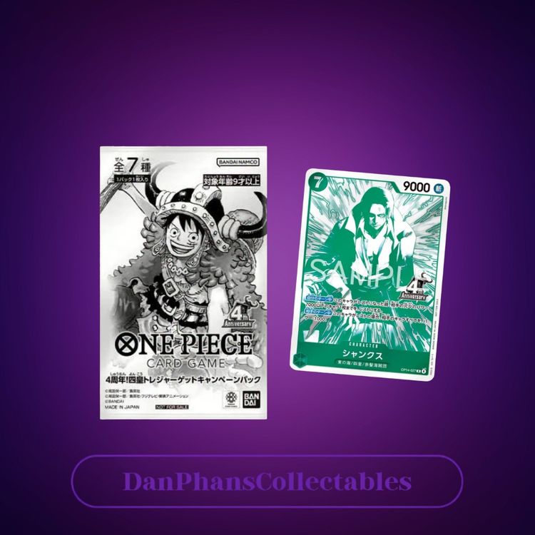 Immagine di One Piece 4th Anniversary Promo Pack 8