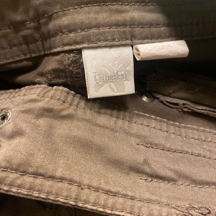90s 00s dark brown cargo mini skirt  3
