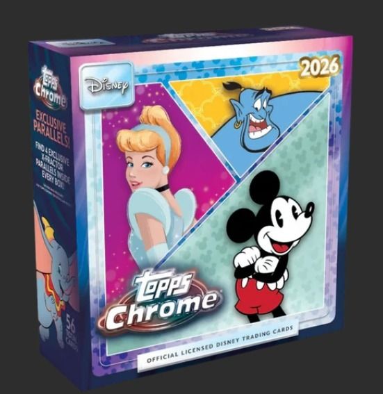 Topps Chrome Disney 2026 Trading Cards CAJA PERSONAL