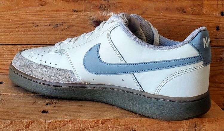 Nike Court Vision Leather Trainers UK10/US11/EU45 HV2530-100 Sail/Light Orewood image 3